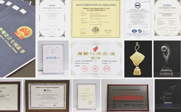超100項(xiàng)專(zhuān)利與版權(quán)、BSCI、WRAP、ISO9001等資質(zhì)認(rèn)證